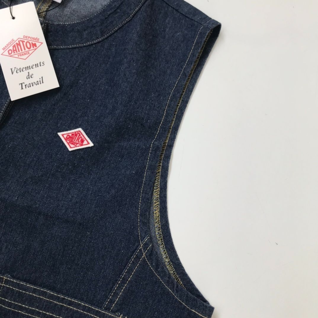 人気商品】新品 ❤ Danton ❤ ダントン デニム ベスト ジレ ビスチェ 