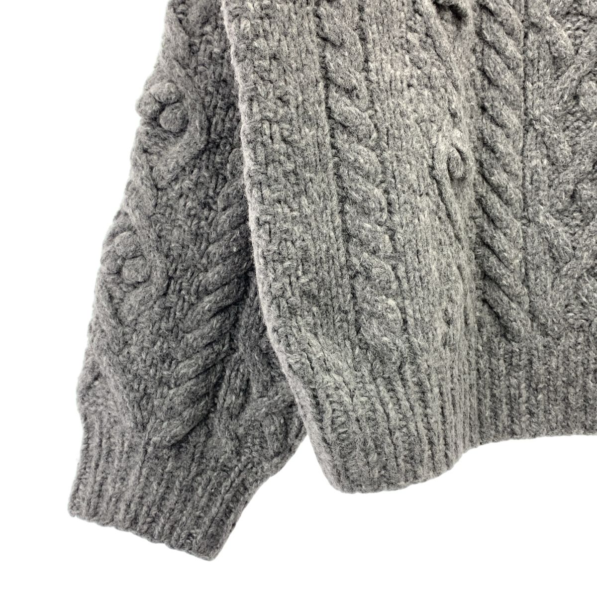 NKNIT　bubble cable hand KNIT NKNIT / ンニット | 2024AW | bubble cable hand KNIT ケーブル