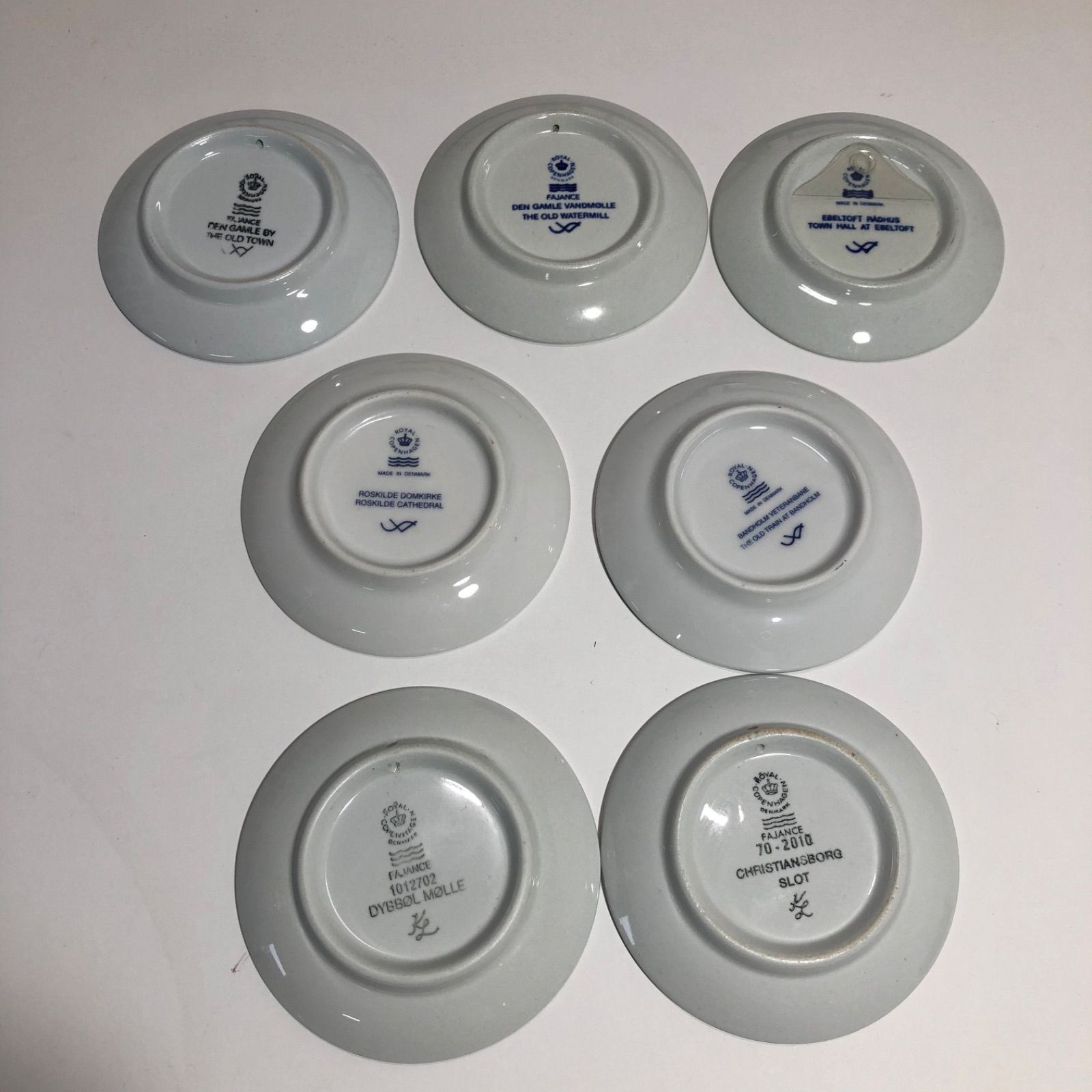 ロイヤルコペンハーゲン イヤープレート 7枚セット(1995〜2001)