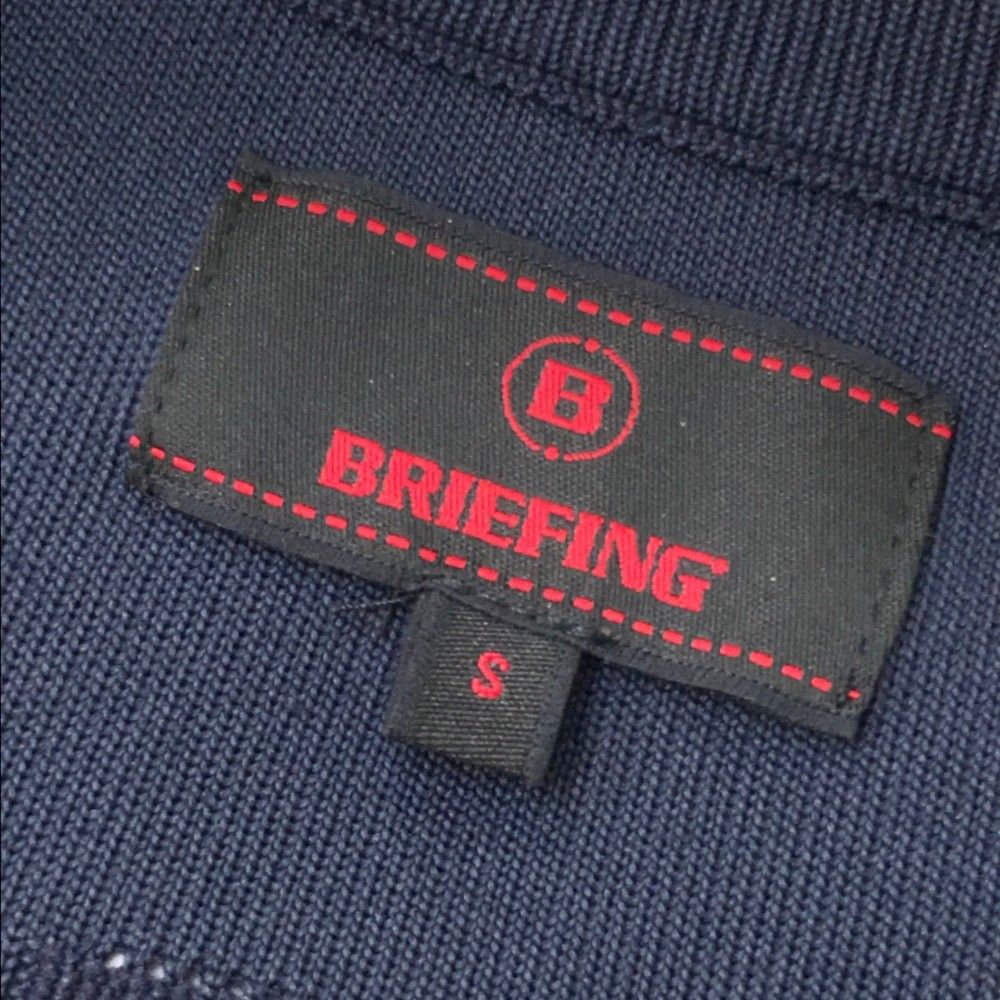 サイズ：S BRIEFING GOLF ブリーフィング ニットベスト ロゴ