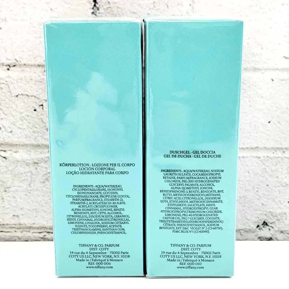 Tiffany-Co. F 256 A-1 ティファニー＆コー 200ml シャワージェル 200ml ボディローション 美容 スキンケア