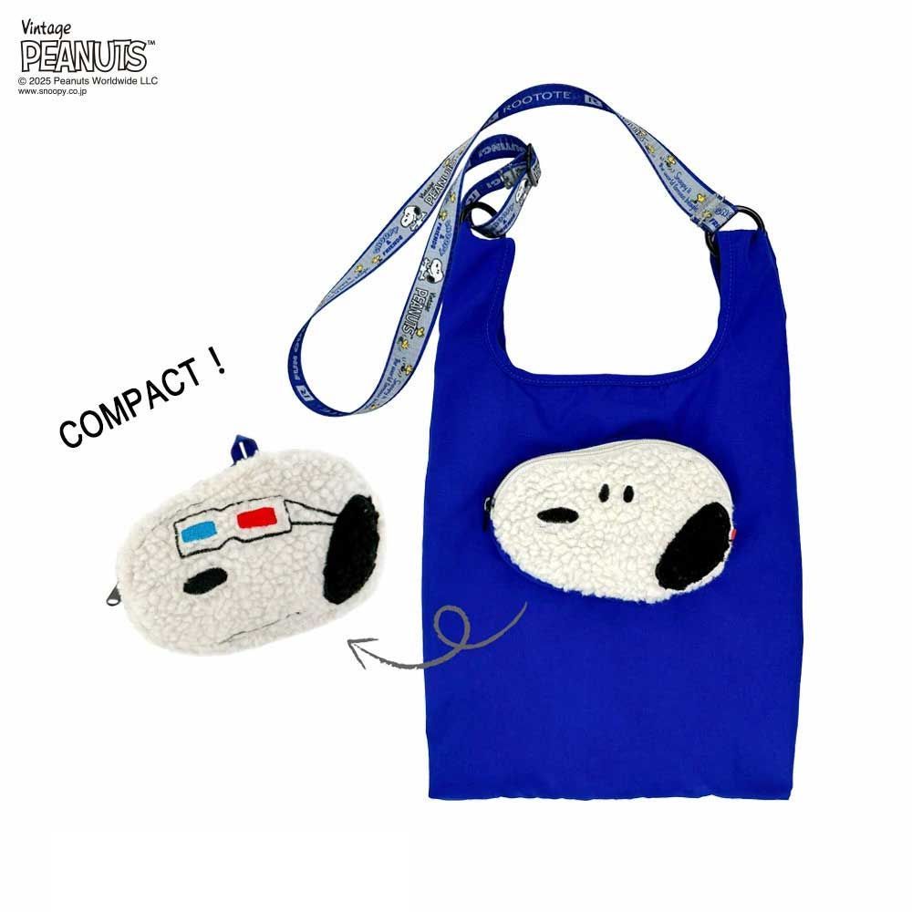 新品 送料無料 2025新作 スヌーピーバッグ 折りたたみトート ROOTOTE