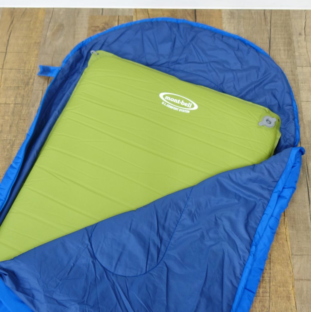 美品 モンベル mont-bell ホローバッグ 7 インフレータブルマット セ
