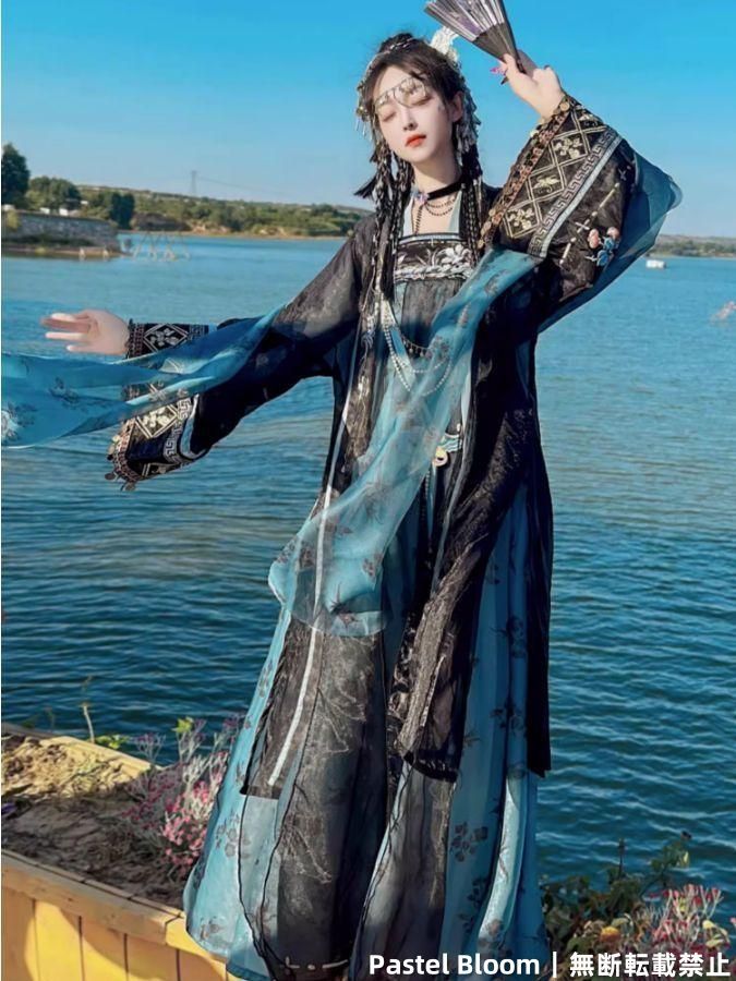 2025 豪華刺繍 漢服 かんふく 古風衣装 レトロ風 中華ロリータ コスプレ ワンピース 唐装 仙女服 中華風 美しい刺繍 仮装 撮影 学園祭 文化祭 人気キャラ ハロウィン HF-158