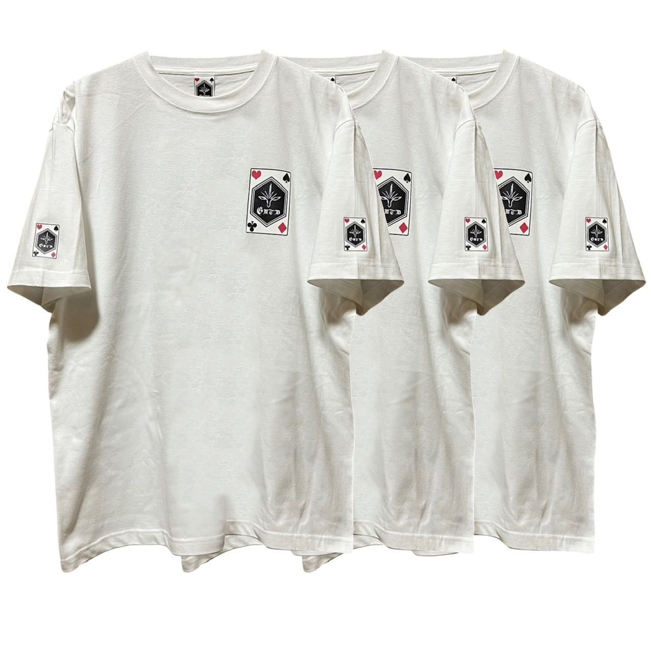 GMTB] Tシャツ3枚セット 黒箱 バックプリントなし 白 S,M,L,XL,XXL,2XL