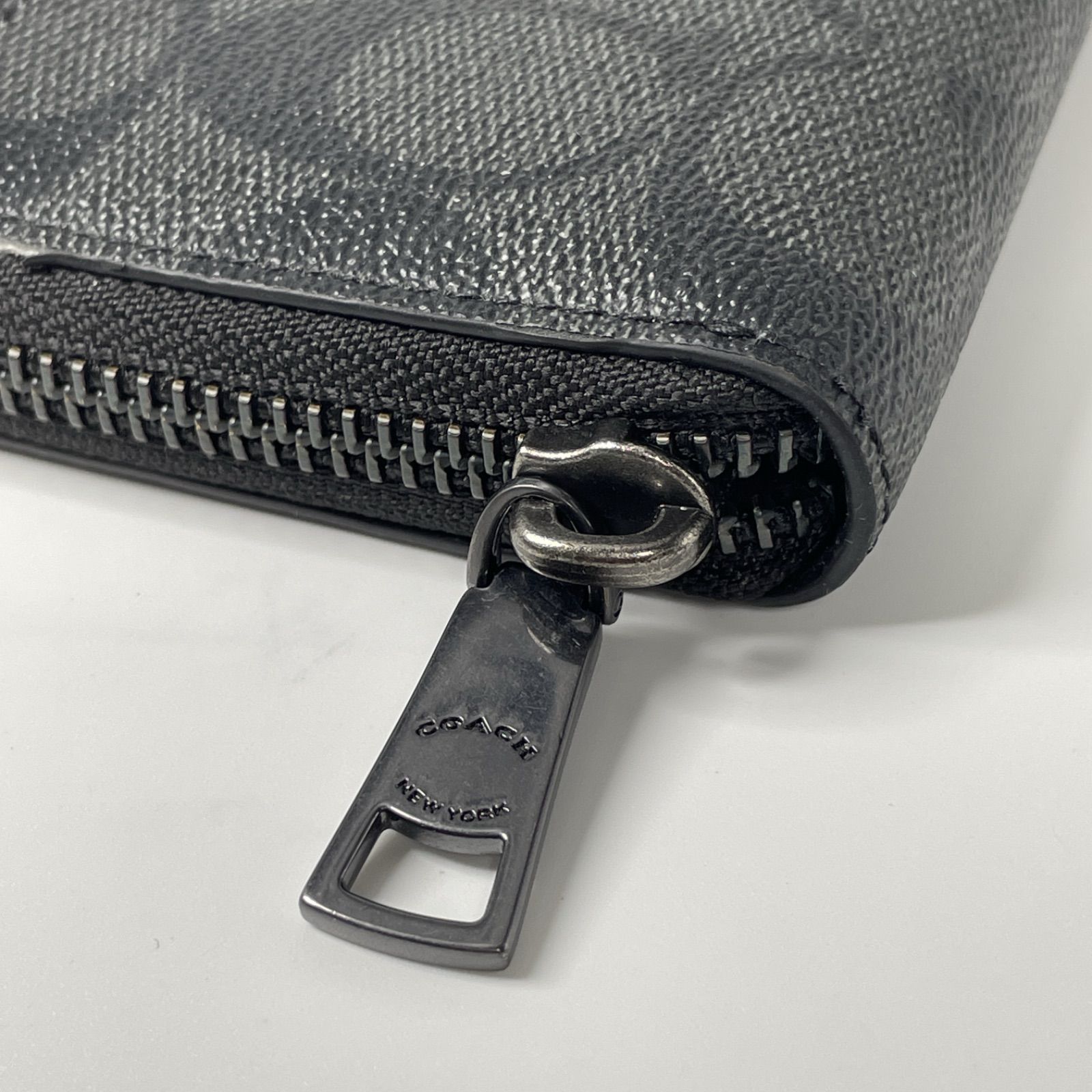 COACH コーチ 長財布 シグネチャー柄 ユニセックス メンズ