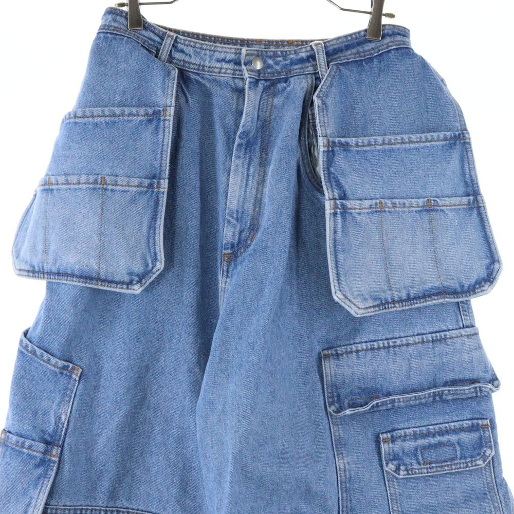 HED MAYNER 22aw MULTI POCKET PANTS DENIM サイズS HM00D12HM005 HED MAYNER (ヘドメイナー) 22AW MULTI POCKET PANTS マルチポケット
