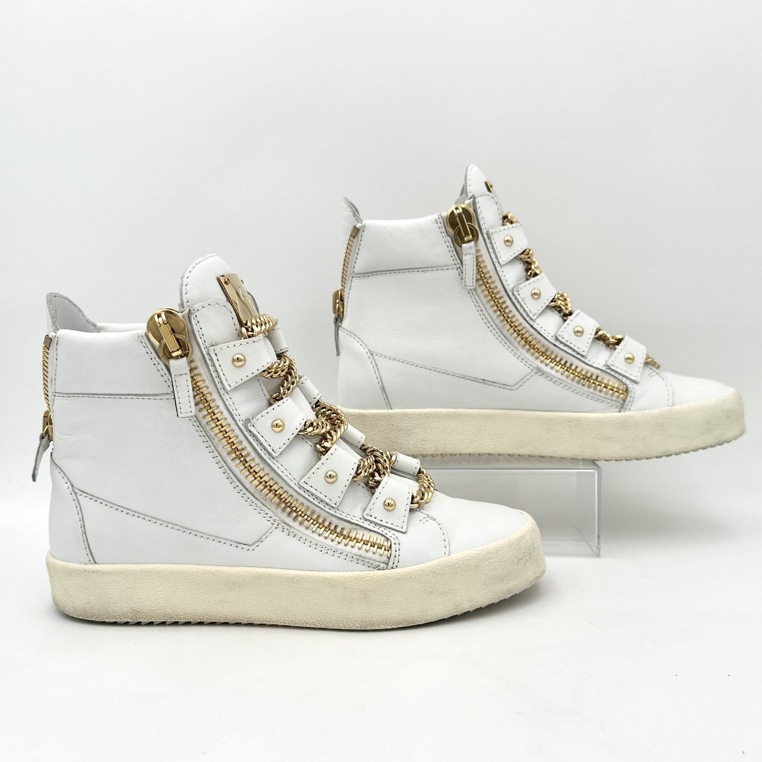 □激レア□ GIUSEPPE ZANOTTI ハイカットスニーカー ホワイト □激レア□ GIUSEPPE ZANOTTI ハイカットスニーカー ホワイト