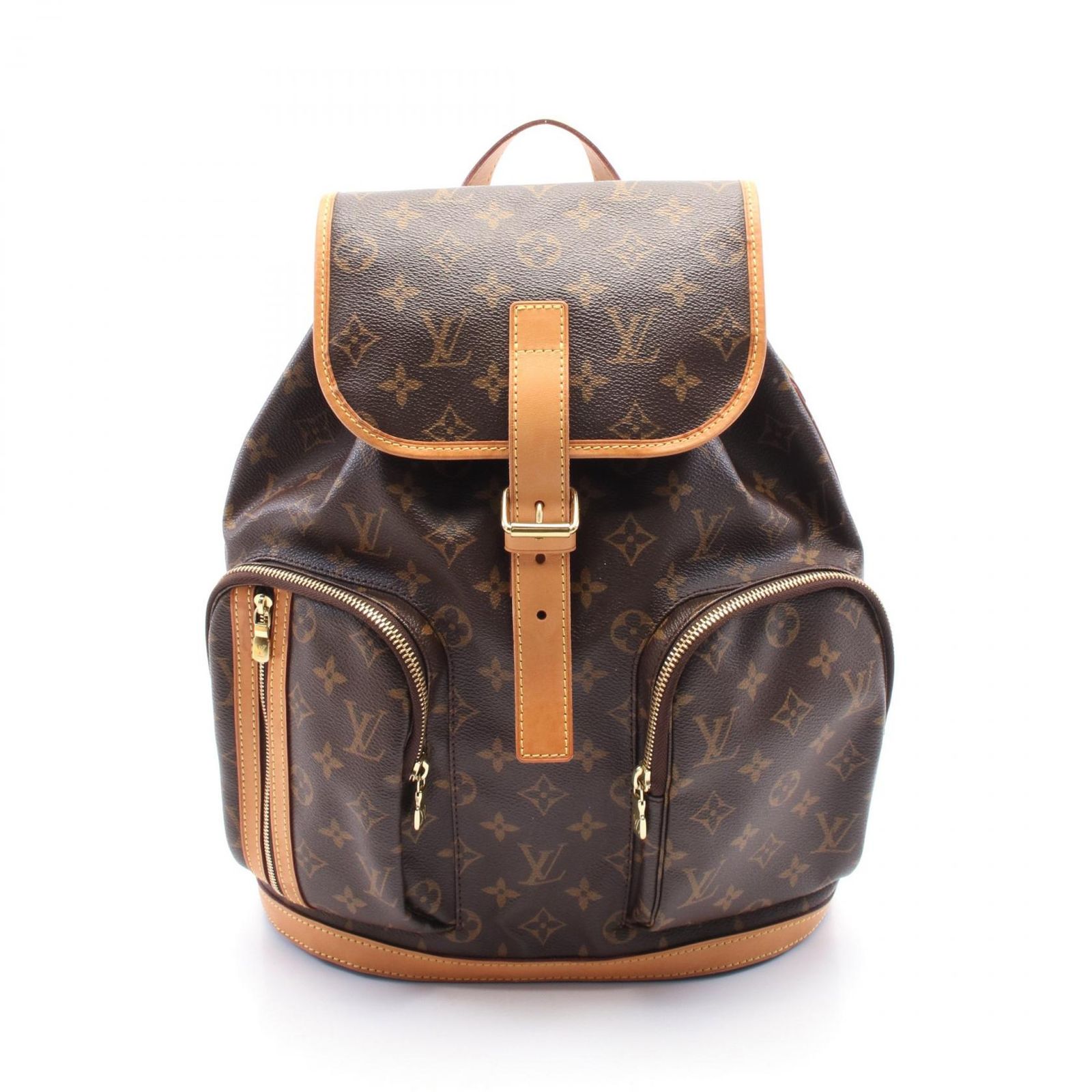 ルイ ヴィトン LOUIS VUITTON リュックサック バックパック サックアド ボスフォール M40107 PVCコーティングキャンバス レザー サックア ド ボスフォール レディース Used A