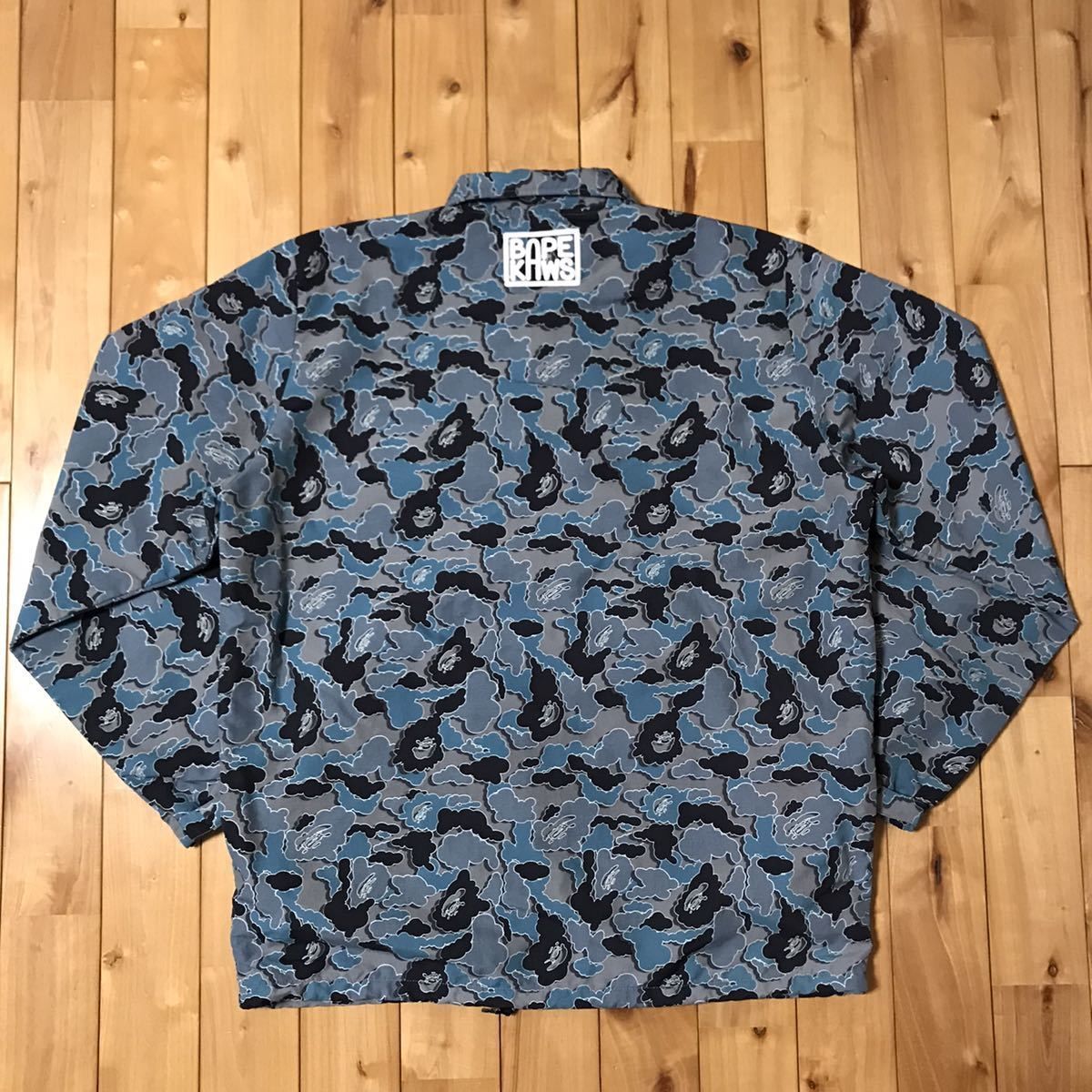 KAWS BAPE cloud camo コーチジャケット カウズ ベイプ 迷彩 - メルカリ