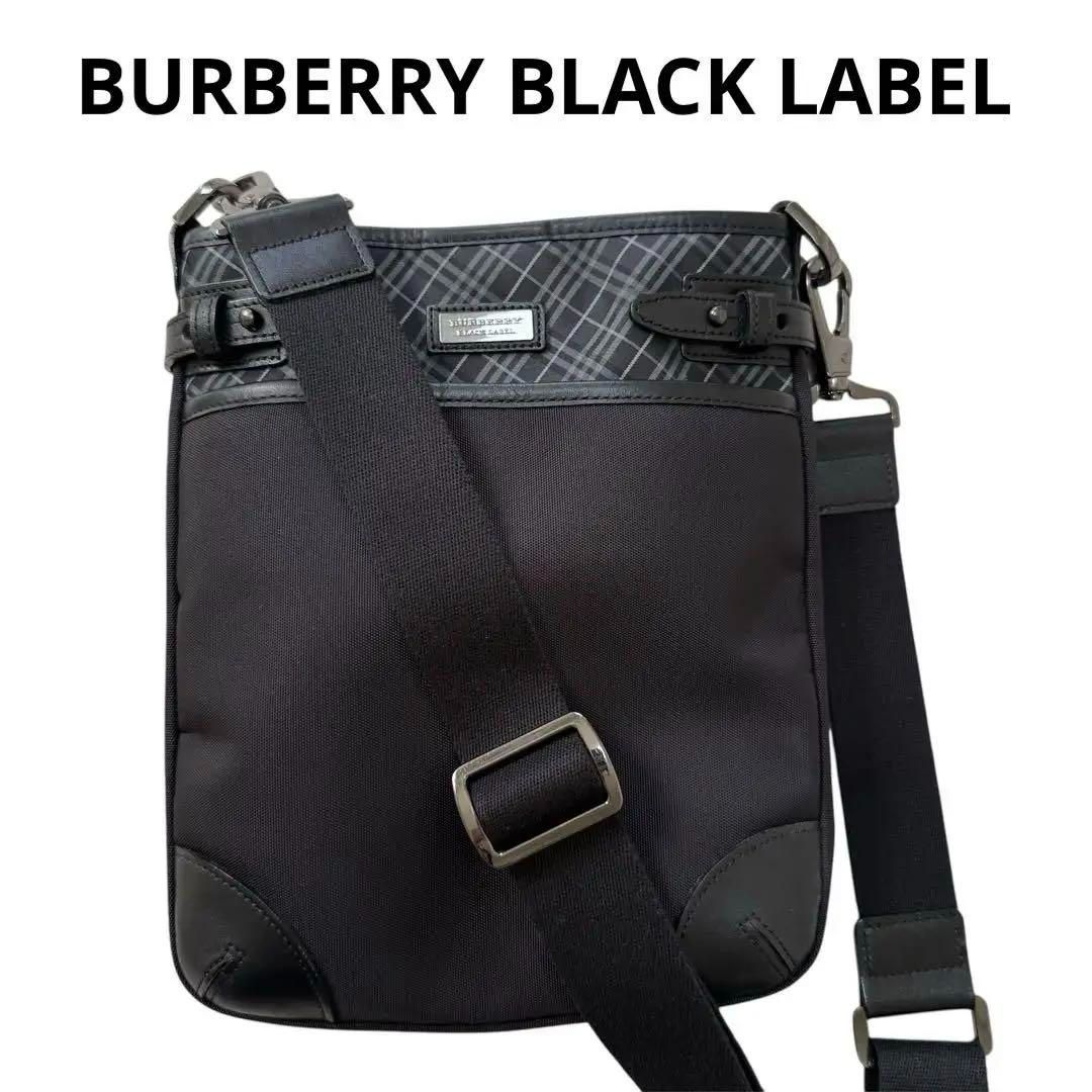 いいネット通販 - 全国送料無料でお届けします BURBERRY BLACK LABEL レザー ショルダーバッグ - メルカリ バッグ