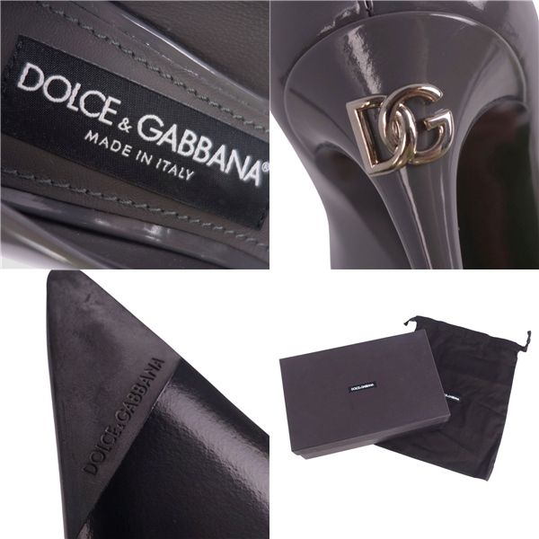 未使用 ドルチェ&ガッバーナ DOLCE&GABBANA パンプス DGロゴ エ