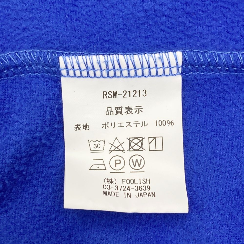 セール開催中！ サイズ M ROUGH-SWELL ラフアンドスウェル Duckbills RSM-21213 フリース ジップジャケット ブルー系 240101393509 ゴルフウェア メンズ ストスト ダイエット