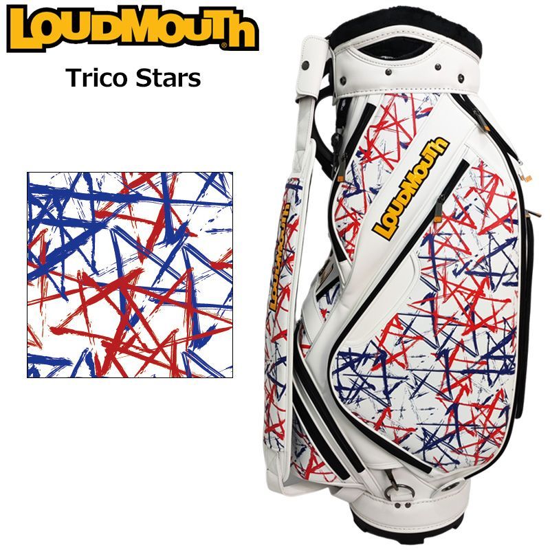 LoudMouTh ラウドマウス 軽量 カート式キャディバッグ 星 スター-