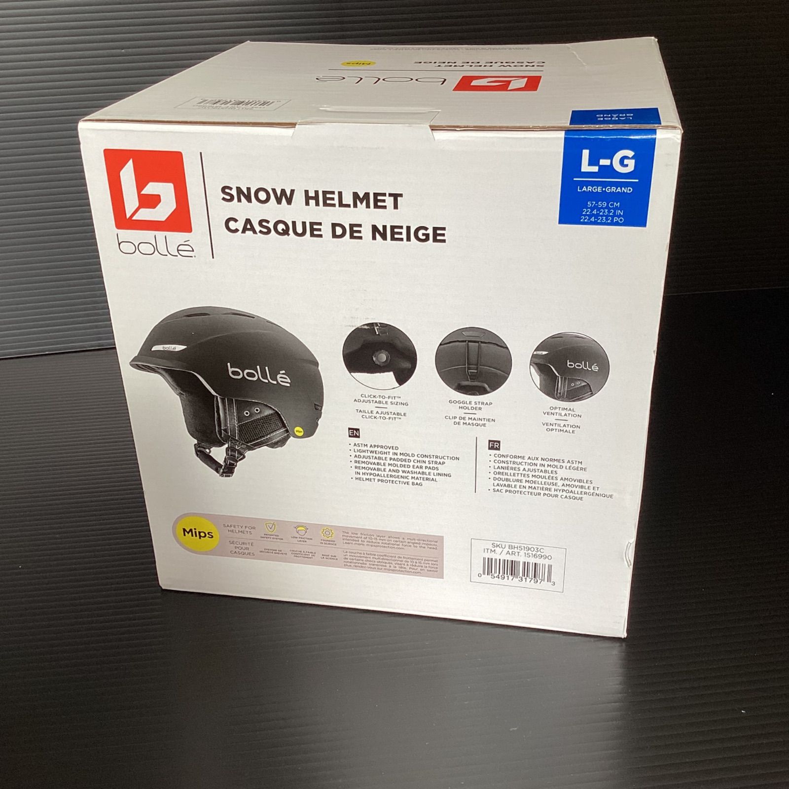 ボレー ザ・ビート 大人用 スノーヘルメット MIPSテクノロジー搭載