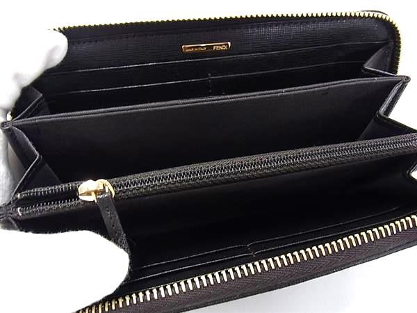 ■新品■未使用■ FENDI フェンディ ズッカ柄 PVC×レザー ラウンドファスナー 長財布 ウォレット 小銭入れ ブラウン系 FP1656 □新品□未使用□ FENDI フェンディ ズッカ柄 PVC×レザー ラウンド