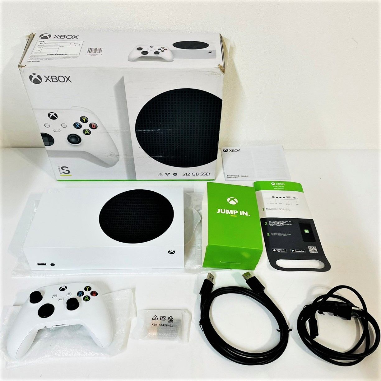 動作OK】Microsoft XBOX Series S 512GB 本体 1883 コントローラー