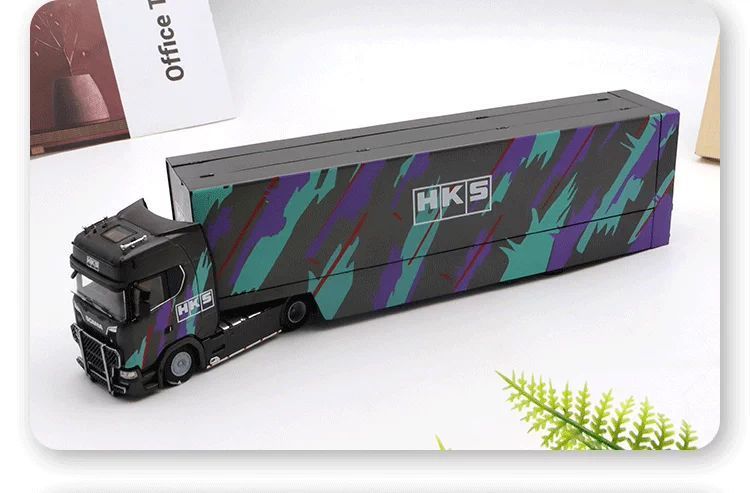 希少 スカニア 1/64 ミニカー トランポ HKS（| ゲインコープ