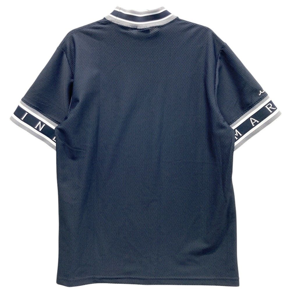 サイズ 7 MUTA MARINE ムータマリン モックネック半袖Tシャツ メッシュ ネイビー系 240101517733 ゴルフウェア メンズ ストスト