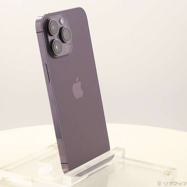 中古品〕 iPhone14 Pro Max 512GB ディープパープル MQ9J3J／A SIM