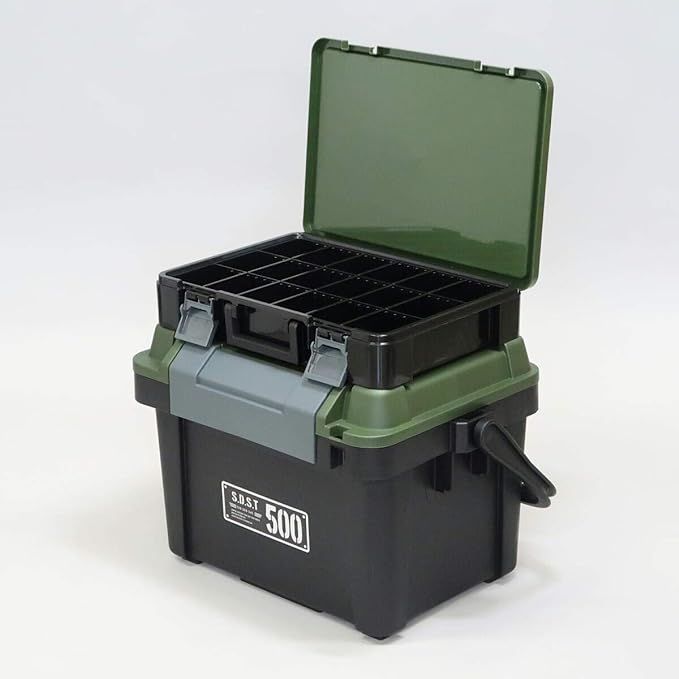 【在庫処分】JEJアステージ 収納ボックス 日本製 耐荷重500kg キャンプ 工具箱 積み重ね [Xシリーズ シールドボックスシャット 500X] 幅52×奥行36×高さ34.5cm 収納ボックス 日本製 耐荷重500kg 工具箱 工具、DIY用品 セット買いJEJアステージ