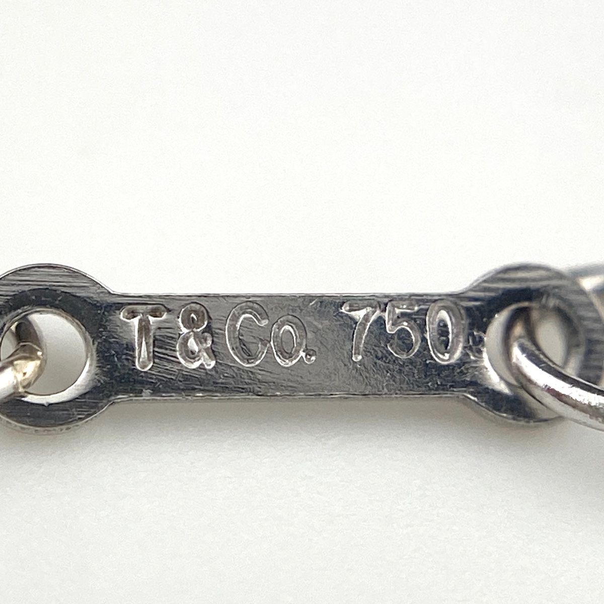 ティファニー TIFFANY&Co. ラビングハート ネックレス WG ホワイト 