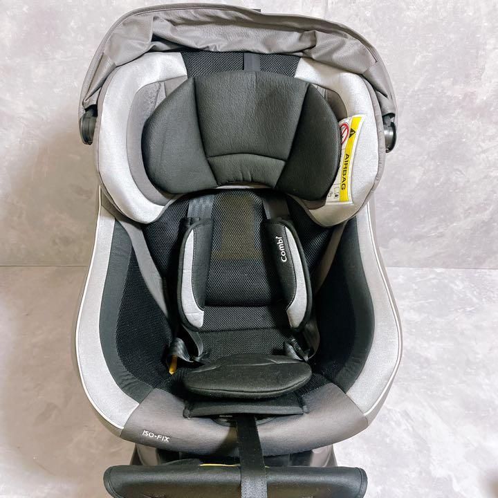 美品 コンビ ネルーム isofix エッグショック スパークリングシルバー