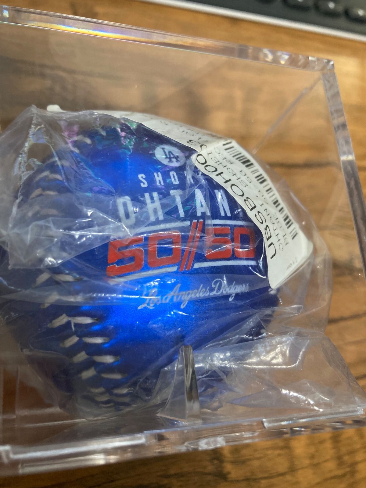 大谷翔平 50/50 記念ボールケース付き 新品MLB公式ドジャース大谷翔平dodgers50/50記念ボール野球