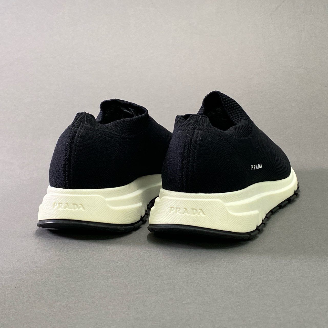 1d21 《美品》 PRADA プラダ Knit Socks Sneakers ニットソックス  