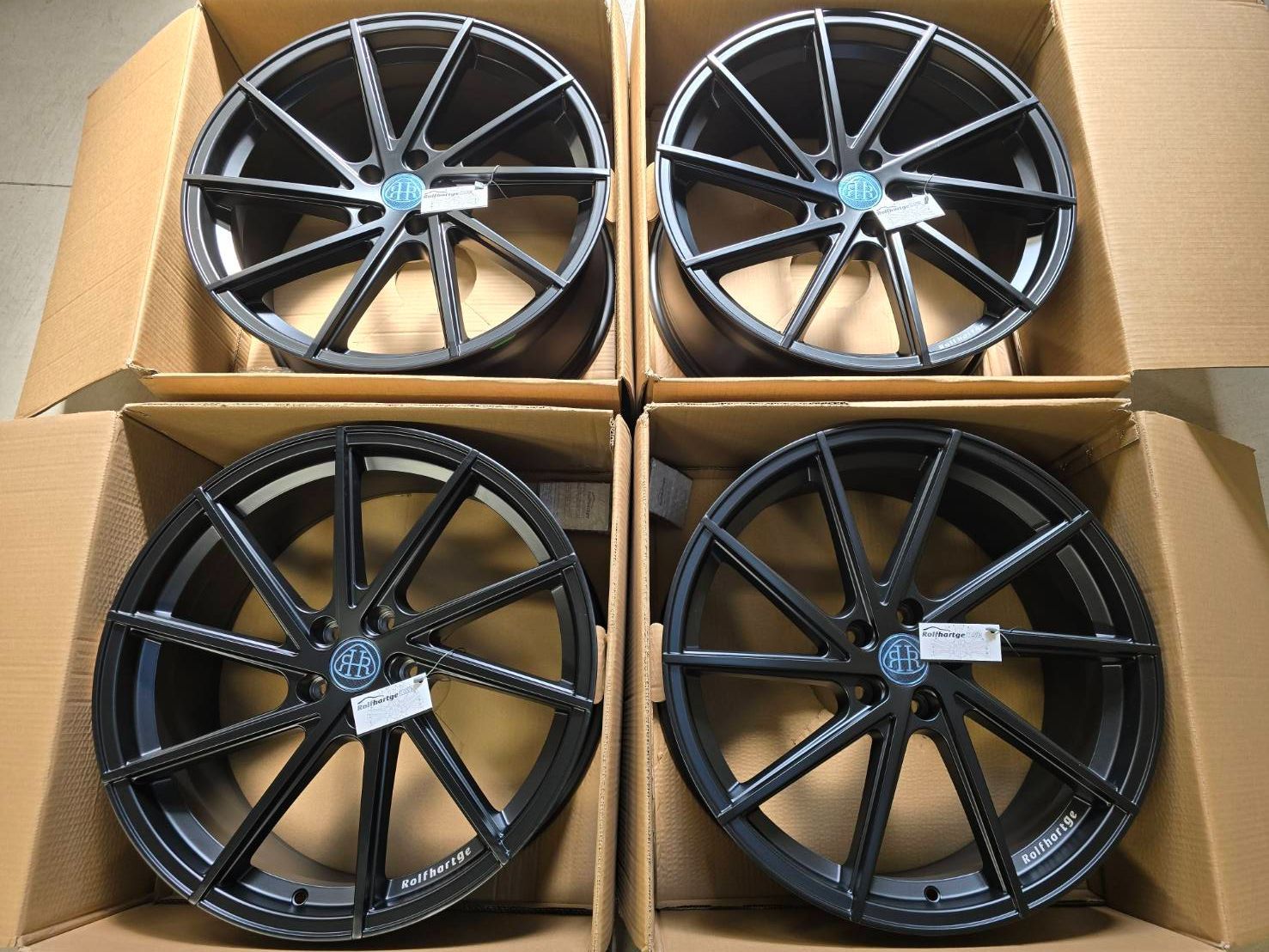 アウトレット品 Rolfhartge ロルフハルトゲ F10 MATTEBLACK 9.0x21 40 5-114.3 30アルファード 30ヴェルファイア
