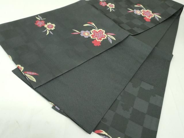 平和屋着物○西陣 川島織物 洗える最高級着物 ＜英＞はなぶさ謹製 六通  