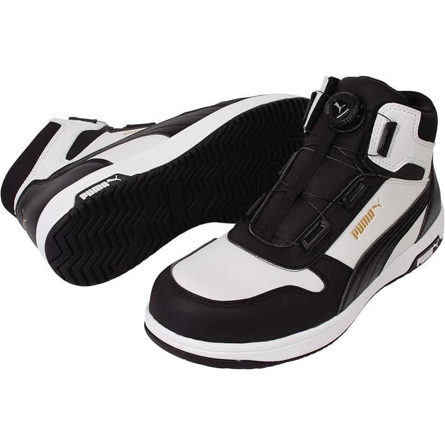 ○【新品】PUMA FRONTCOURT BWR DISC MID フロントコート ブラック ディスク ミッド 安全靴 プーマ 63.211.0 -  メルカリ