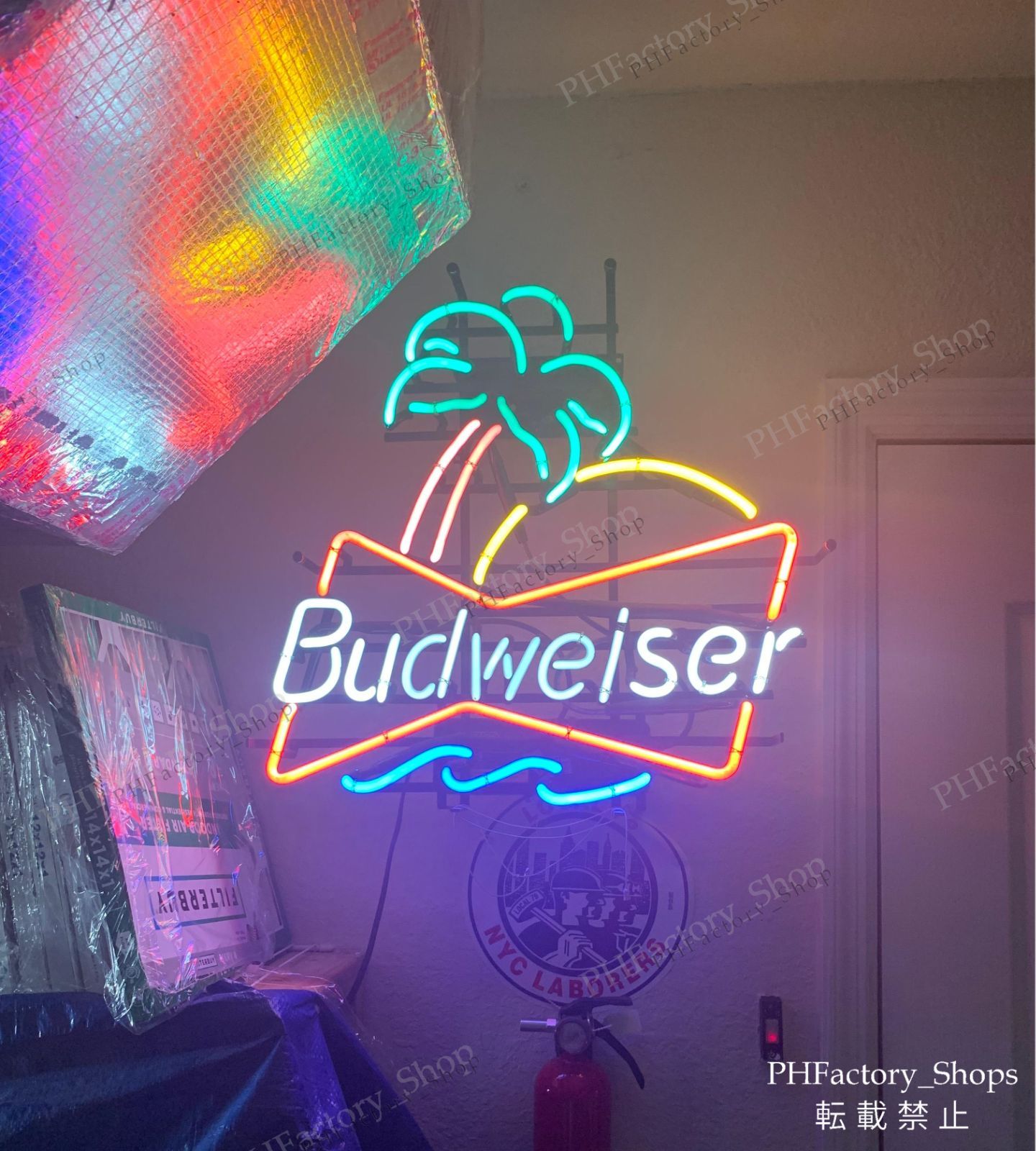ネオンサイン BUDWEISER BEER バドワイザー ネオン管 ビール