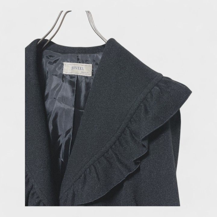 JOVEEL】【オーバーサイズコート】『ケープ風コート』[ウール