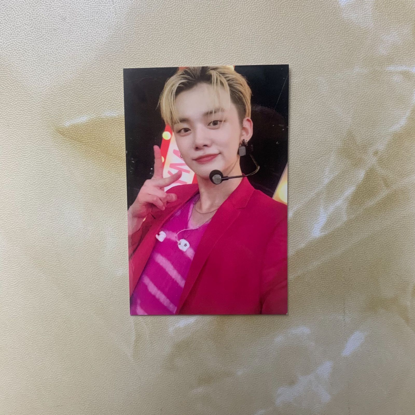 TXT 韓国 MC サノク 人気歌謡 トゥバ 事前収録 ヨンジュンInkigayo 本放送に行った際に配布された トレカ