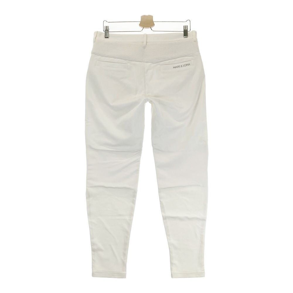 サイズ：XL MARK&amp;LONA マークアンドロナ  ストレッチパンツ  ホワイト系 [240101475069] ゴルフウェア メンズ ストスト MARK&LONA マークアンドロナ ストレッチパンツ ホワイト系
