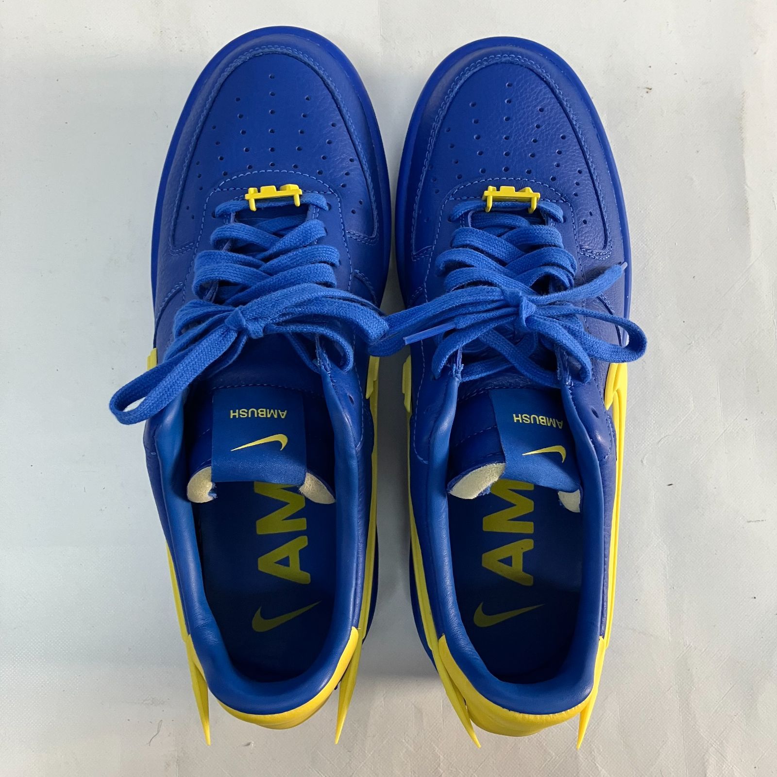 AMBUSH × Nike Air Force 1 Low Game Royal and Vivid Sulfur アン