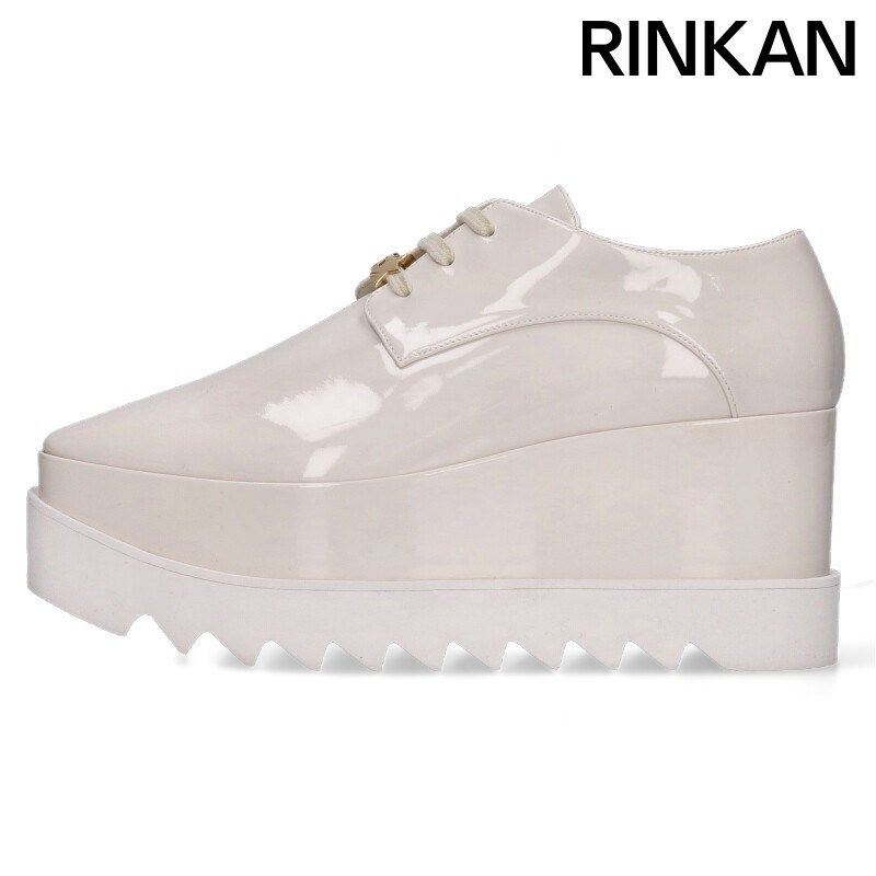 ステラマッカートニー 810479 エリス モノクロームプラットフォーム エディションシューズ レディース 36.5