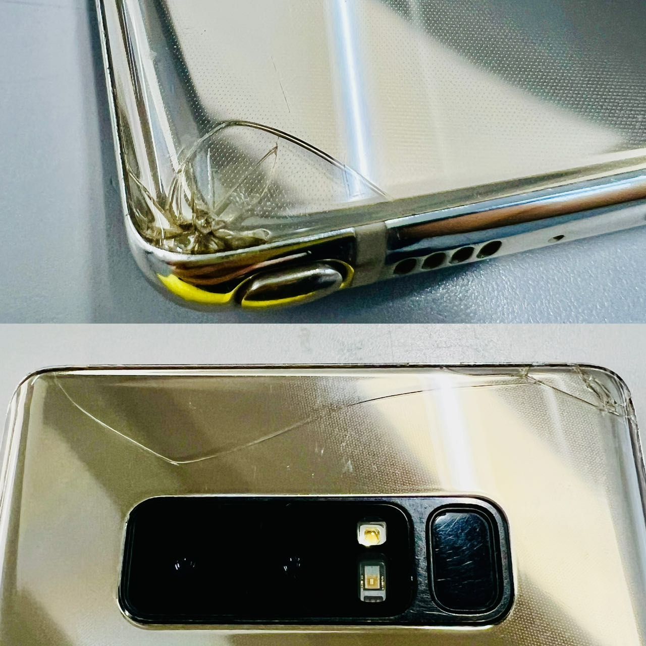 訳アリ品] SCV37 SAMSUNG Galaxy Note8 ゴールド AU：【管理番号