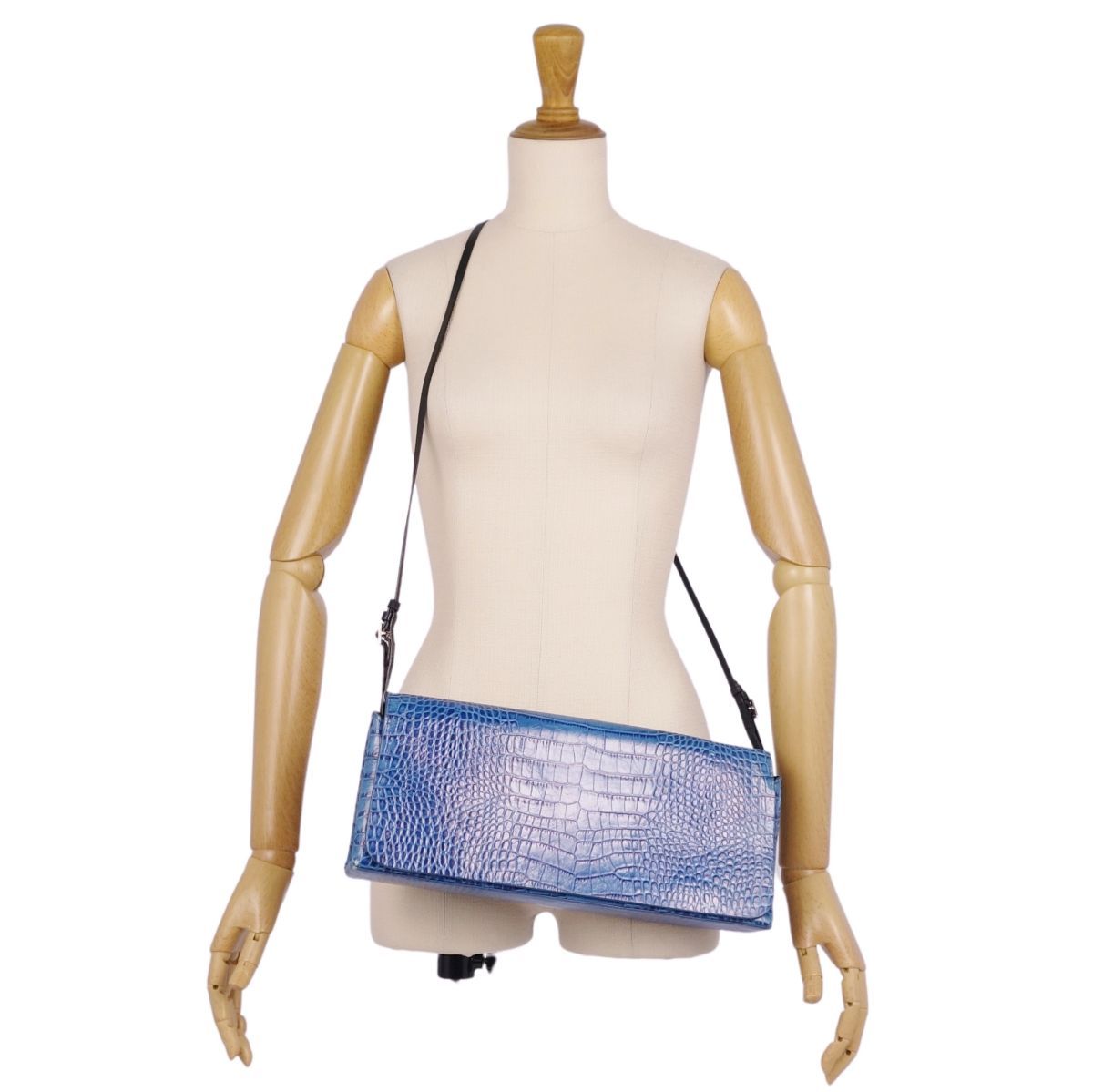 DRIES VAN NOTEN ショルダーバッグ ブルー ドリスヴァンノッテン DRIES