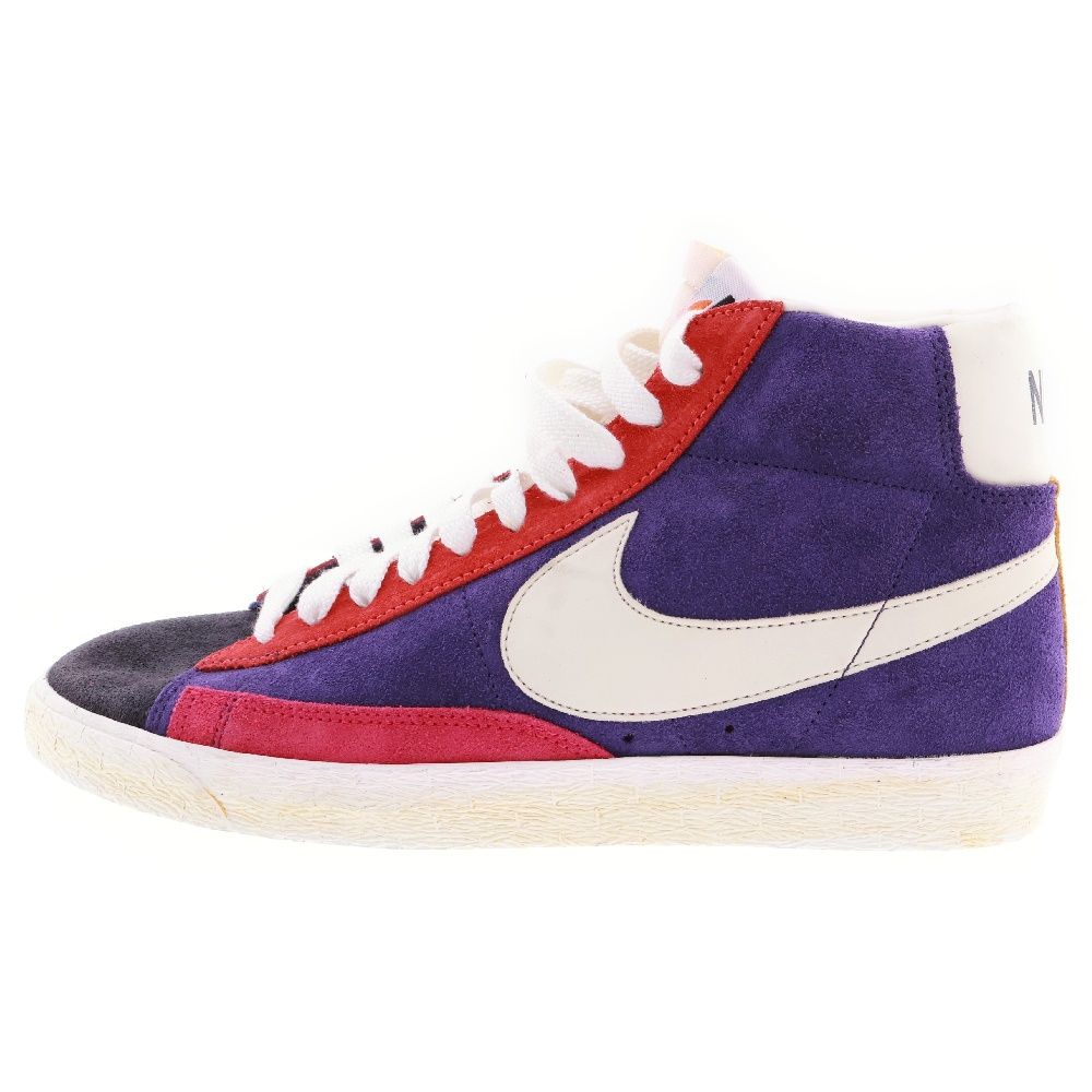 NIKE (ナイキ) 【観賞用 2011年製】BLAZER HIGH SUEDE VNTG QS ブレーザー ハイ スエード ヴィンテージ ハイカット スニーカー マルチ US10/28cm 508220‐010
