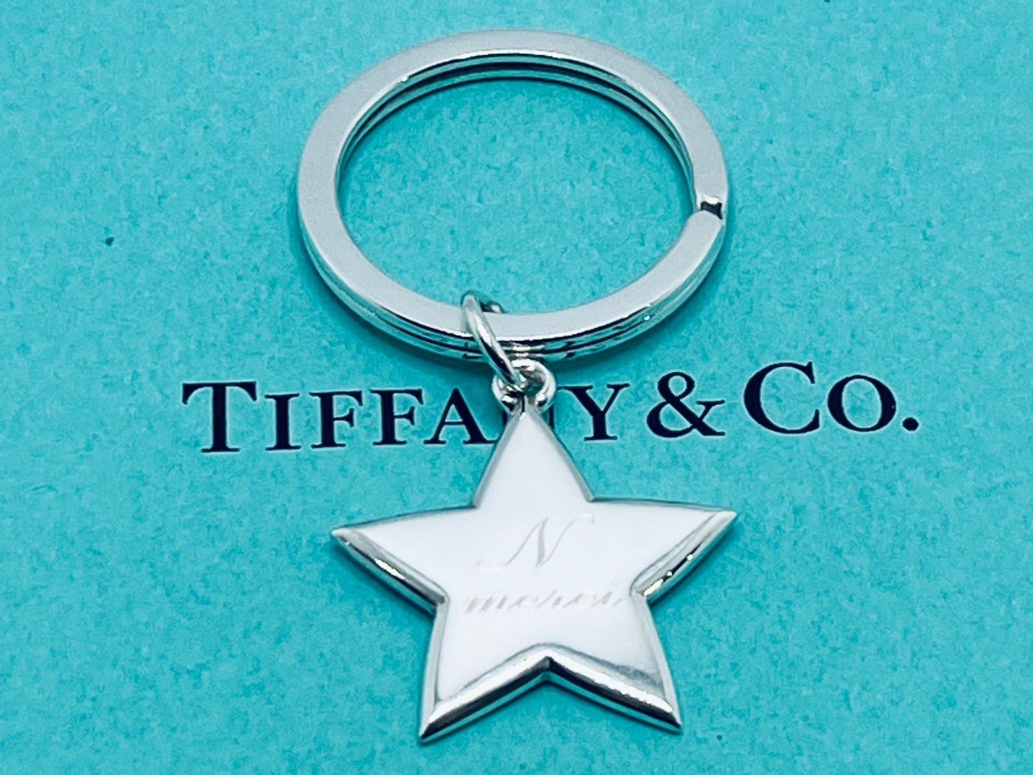 n*o様 ティファニー 2000年製 SV925 キーリング スター 星 ヴィン n*o