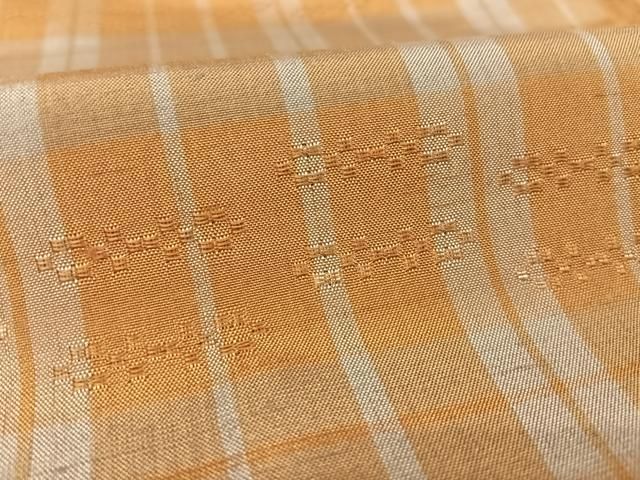 平和屋着物●花織　本場琉球絣　紬　織の会　ヌヌナス　証紙付き　正絹　逸品　AAAU0046np 平和屋着物○花織 本場琉球絣 紬 織の会 ヌヌナス 証紙付き 正絹 逸品