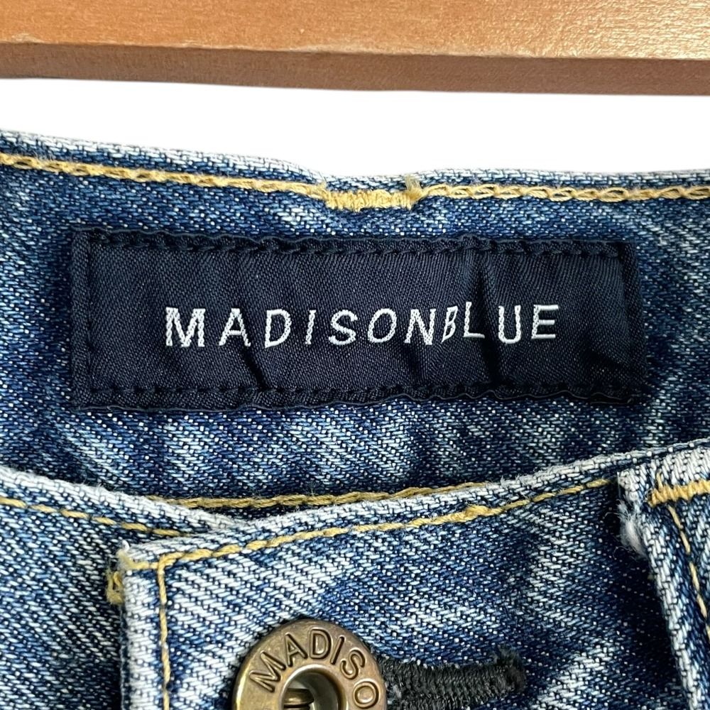 美品 22AW MADISONBLUE マディソンブルー クラッシュド サルエルデニムパンツ ジーンズ MB224-3001 00(XS) インディゴ ブルー レディース - メルカリ