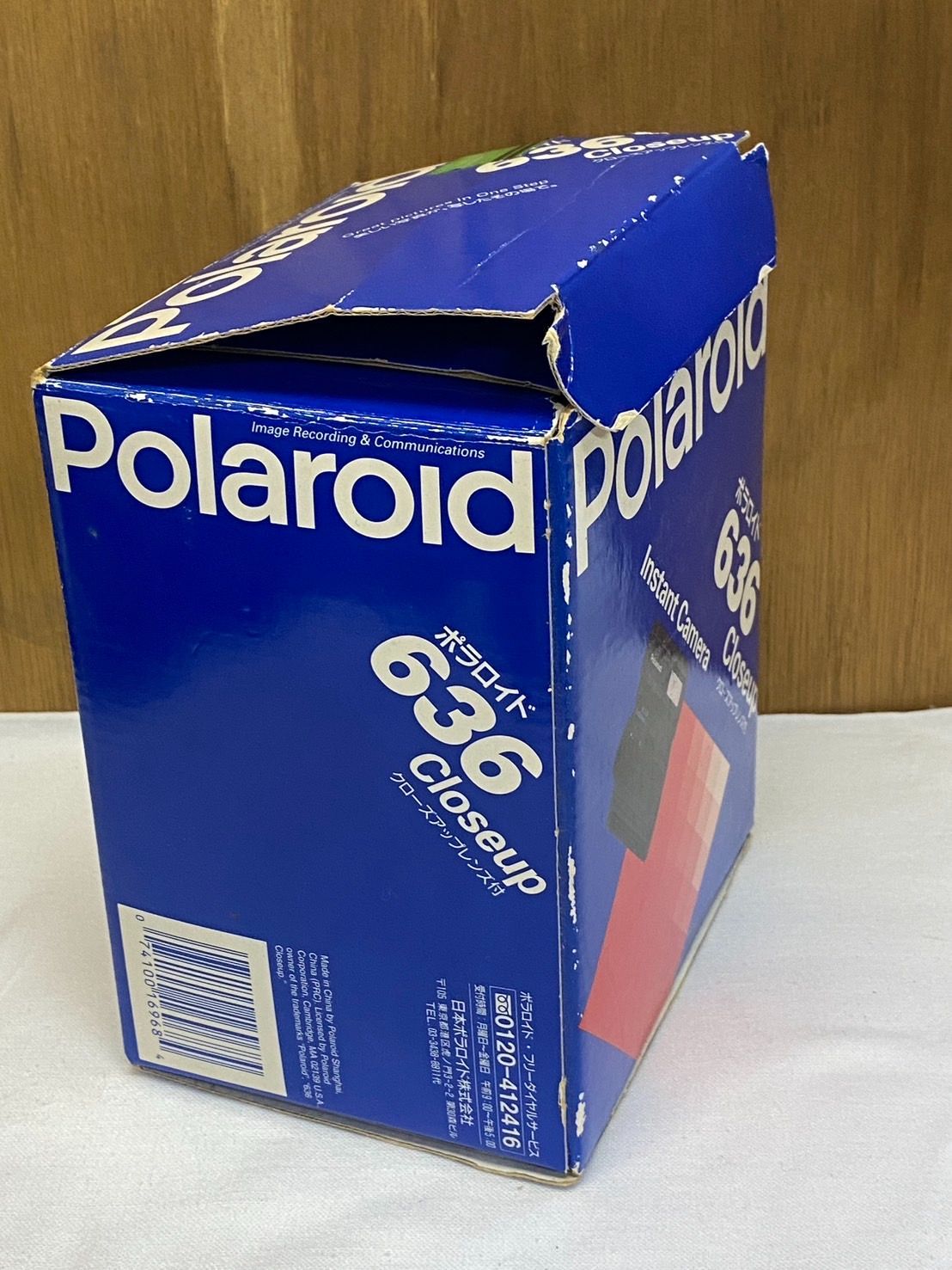 カメラ】ポラロイド636 本体＋未使用フィルムセット／箱・説明書付き