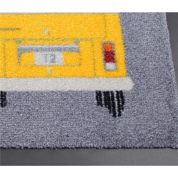 VW Collection ドアマット 玄関マット T2バス フロント-リア オレンジ T2DM01