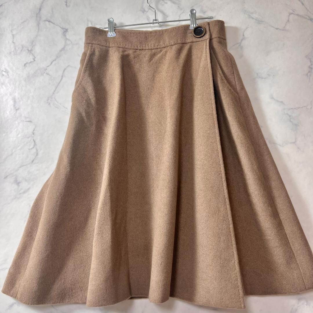 フォクシー ウールフ ースカート L 42 すそ裏地レース B1205