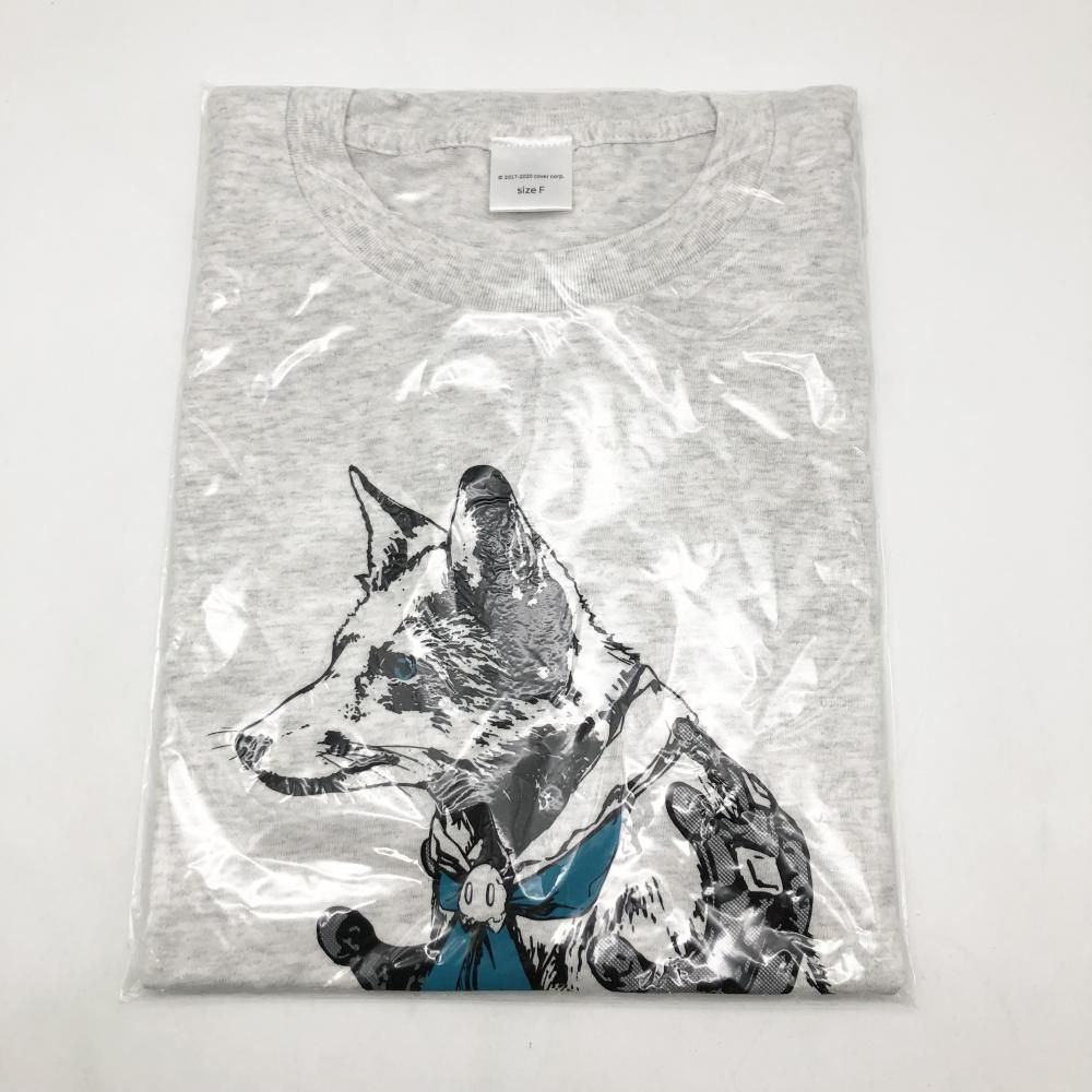 【中古】未開封 カバー ホロライブプロダクション 白上フブキ 80万人記念 げぜるん先生描き下ろしデザインTシャツ 白 ホワイト[17]