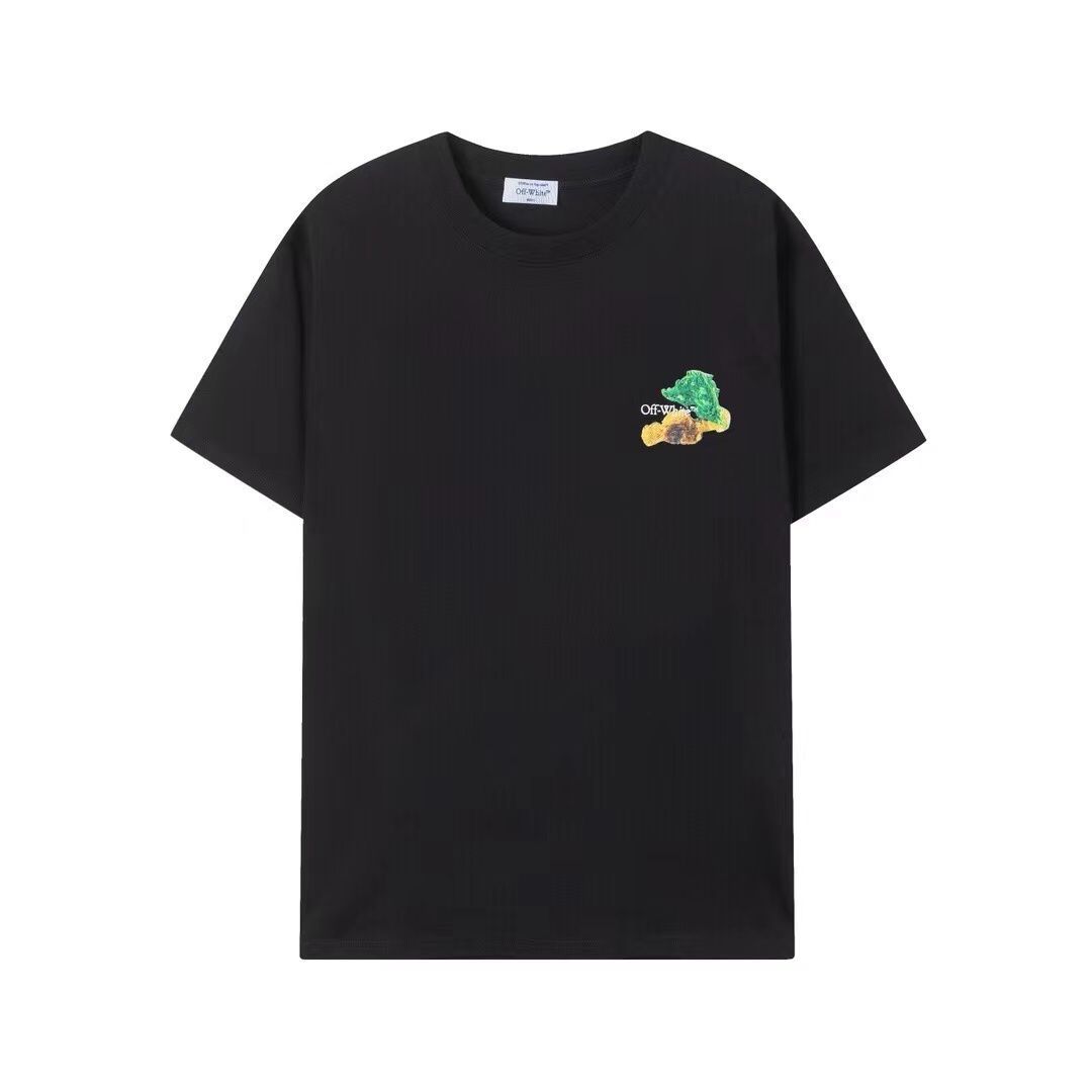 美品✨✨☆OFF-WHITE☆BRUSH ARR OVER SKATE 半袖Tシャツ   2色:Black/White