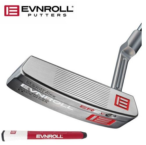 イーブンロール EVNROLL ER2V ショートプラマー パター イーブンロールパター ミッドブレード グリップ ツアータック レッド